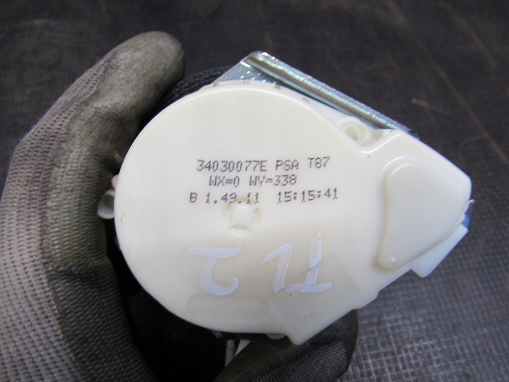 фото №6, Pas безпеки лівий задня 2rząd 34030077e peugeot 5008 i 09-13r