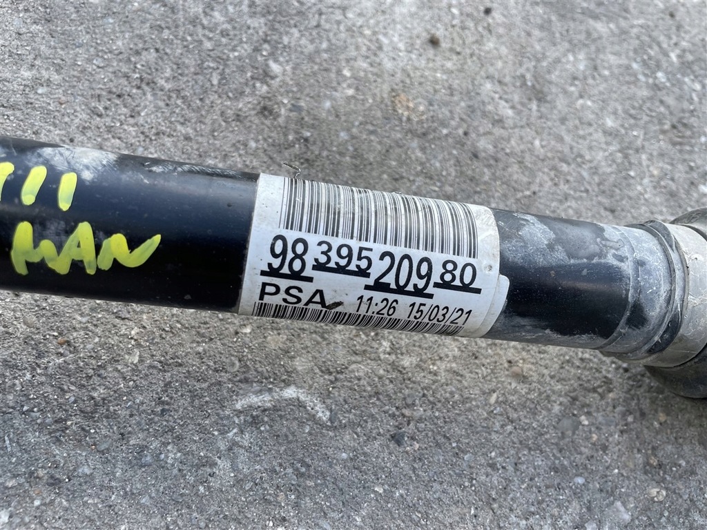 фото №5, Привідний вал półośka лівий перед 1.5 bluehdi механічна коробка передач peugeot expert iii 3 16-22r