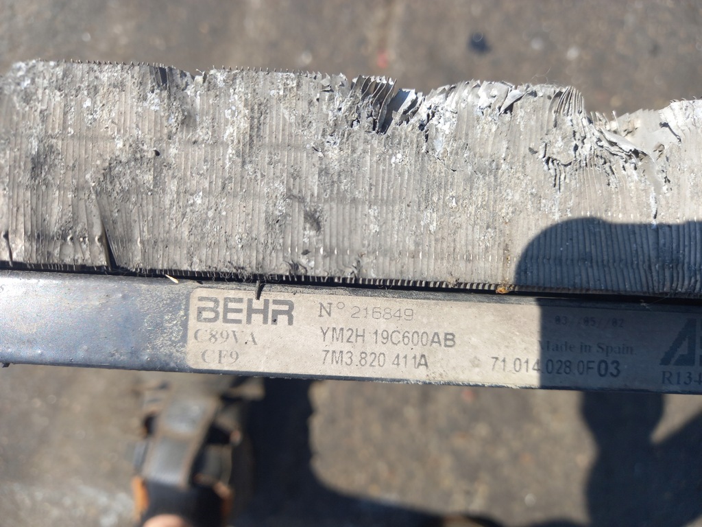 фото №6, Комплект радиатор seat alhambra i lift 1.9 tdi