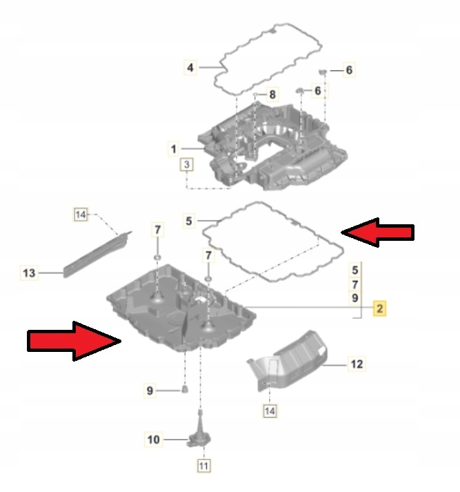 фото №7, Нижня піддон масляна porsche 911 992 0pb115808c