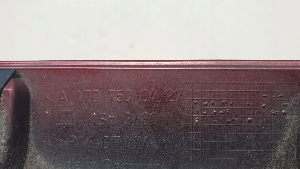 фото №3, Накладка молдинг крышки a1707500427 mercedes slk r170