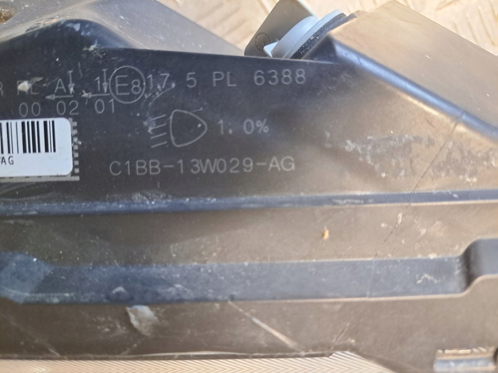 фото №8, Ford fiesta m7 lift лампа права перед c1bb-13w029-ag nowa оригінал