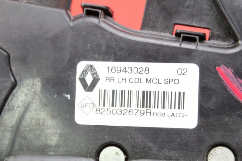 фото №8, Замок дверь левый задняя задний 825032679r renault talisman 1 i kombi 15-22