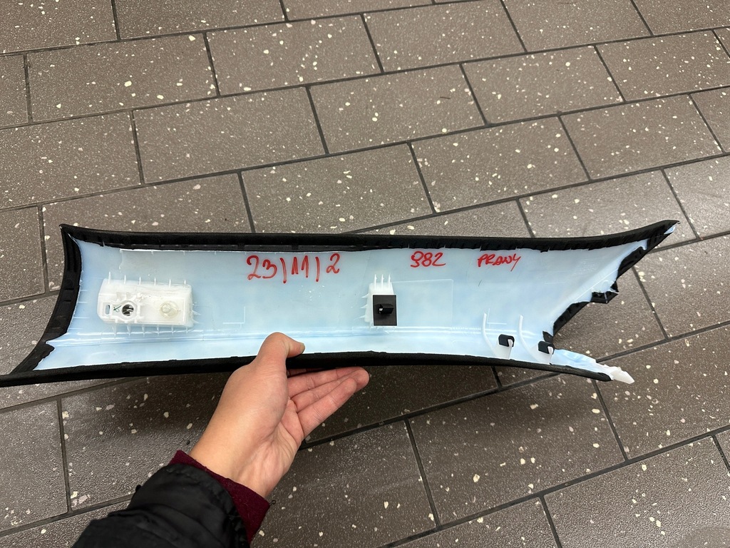 фото №6, Защита стойка a левая правая porsche cayman 982 alcantara передний