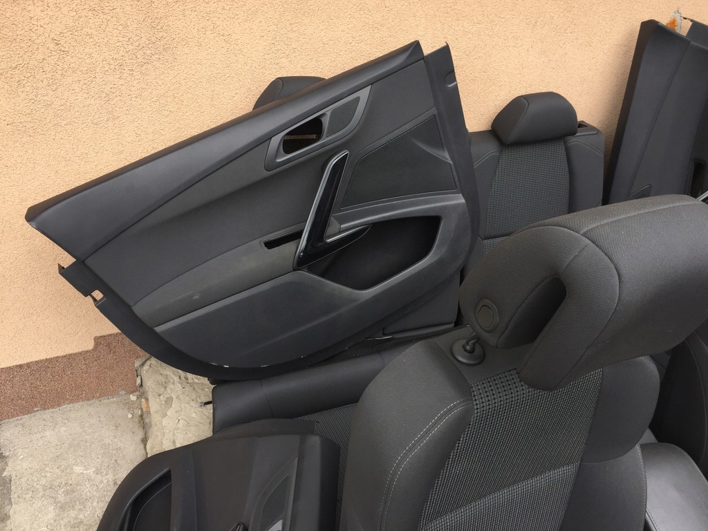 фото №6, Peugeot 508 lift сидіння обшивки заднє сидіння комплект