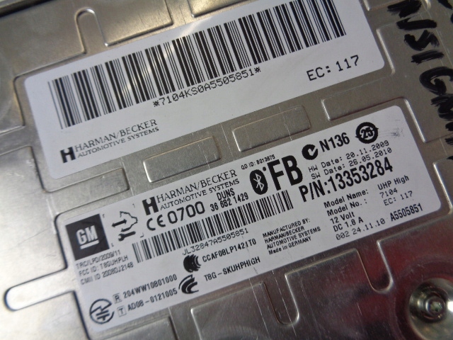 фото №4, Модуль bluetooth opel insignia a 2008-2017