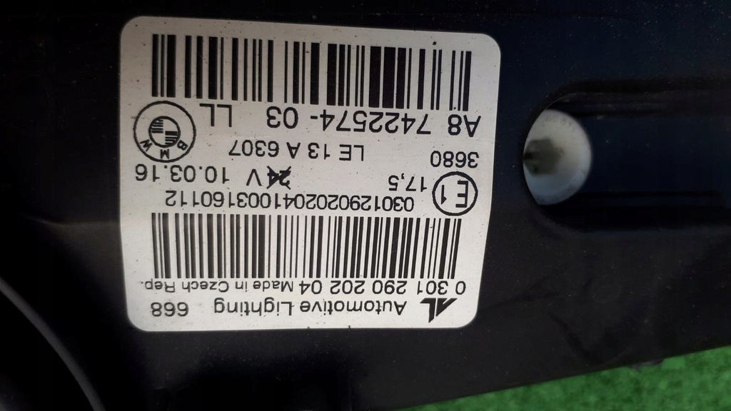 фото №6, Bmw 2 f45 лампа передняя обычная