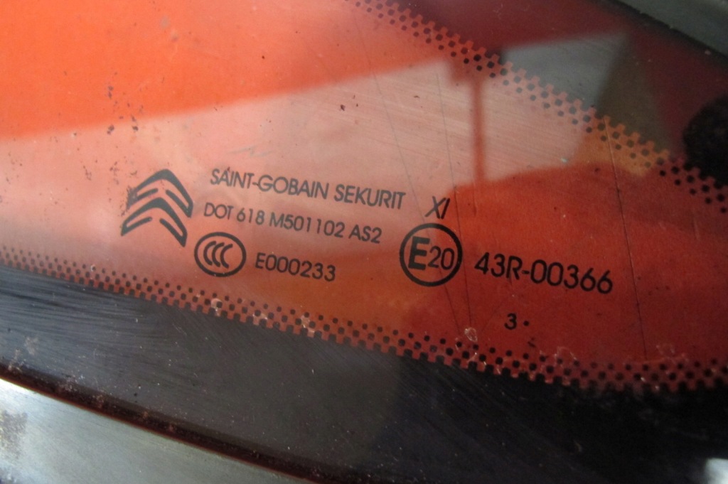 Citroen ds5 5d 11- стекло кузовная правая перед передняя 2013 rok Оригинал