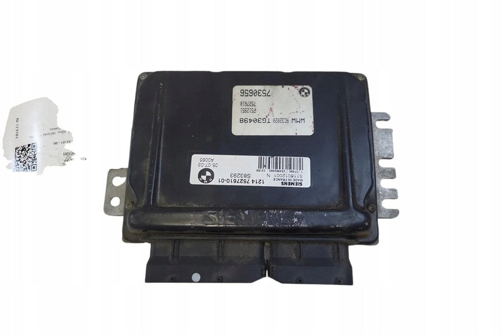 фото №1, Бортовий комп'ютер двигуна ecu mini cooper r50, r53 1214752761001 1.6l бензиновий
