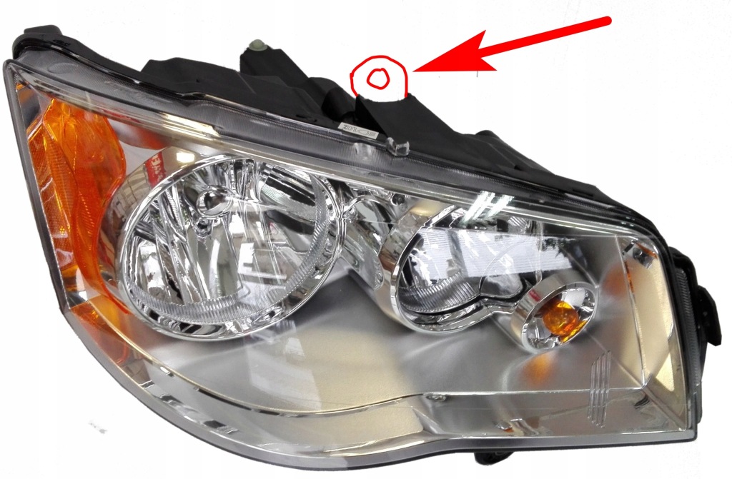 фото №1, Фара правый chrysler voyager k05113340ae +wada