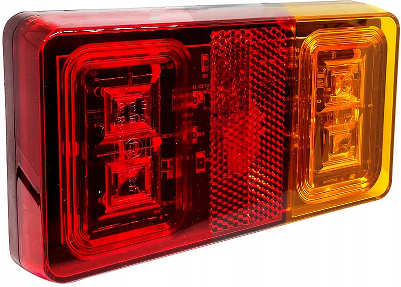 фото №3, Комплект лампа комбінований задніх 12/24v 16xled l/p байонет + джгут 4m5p