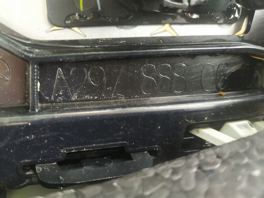 фото №11, Mercedes eqs v297 w297 бампер перед передний kompletny + решётка радиатора pdc