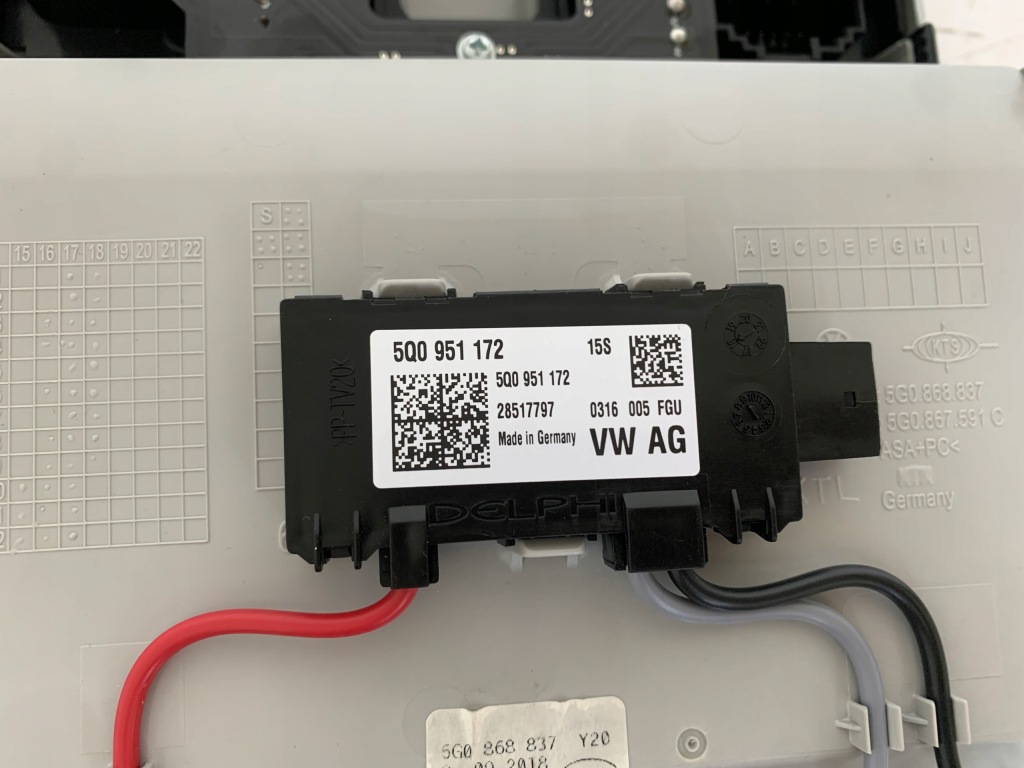 фото №9, Vw golf vii lift лампа стельовий перед задня комплект оригінал