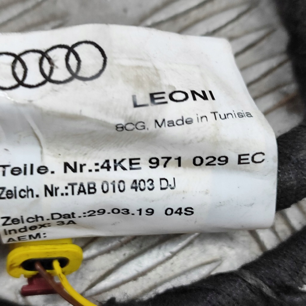 фото №7, Audi e-tron 2019 левая сторона жгут трубопровод дверь передних