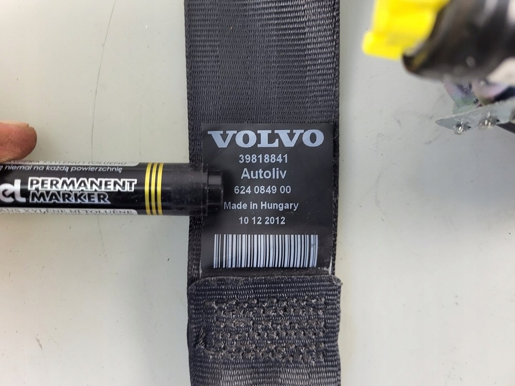 фото №10, Pas безопасности левый перед передний volvo s60 ii