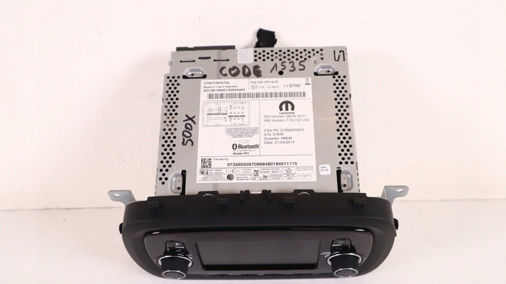 фото №8, Fiat 500x радіо екран навігація '07356050970