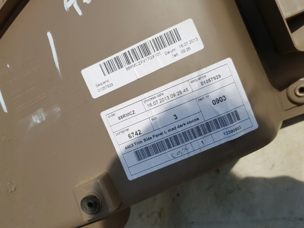 фото №14, Обшивка оббивка задня opel adam