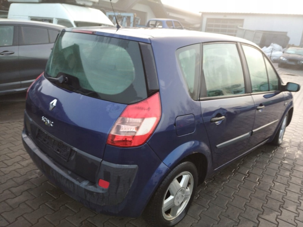 Renault scenic 2 2 03-06 перед бампер крыло  капот фара ремень tef43 комплект Доставка