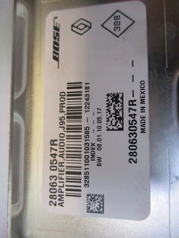 фото №2, Підсилювач bose renault scenic iii