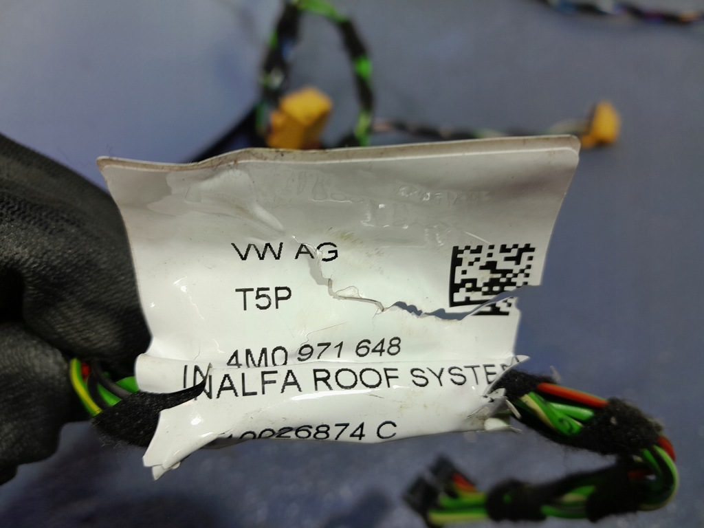 фото №5, Audi q7 ii 4m жгут крыша панорама люк 4m0971648