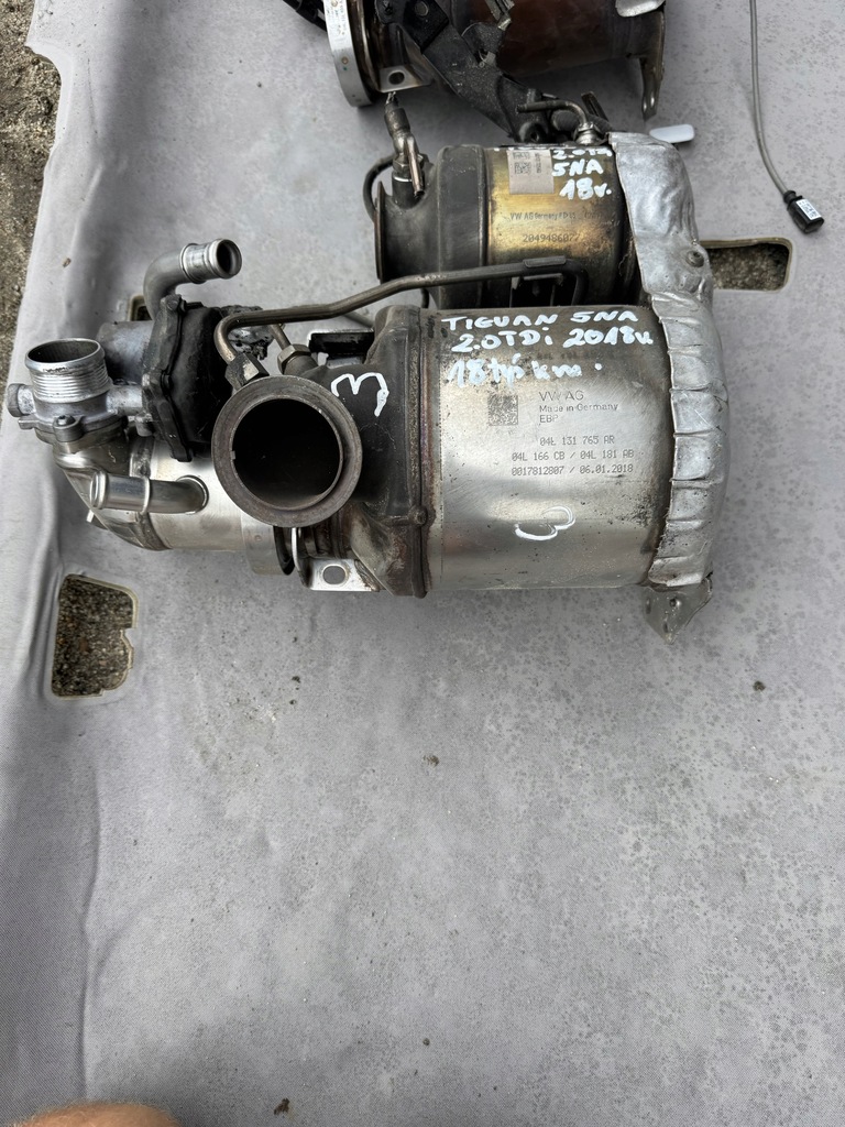 фото №1, Vw t-roc tiguan ii каталізатор dpf 04l131765ar 5q0131705aq