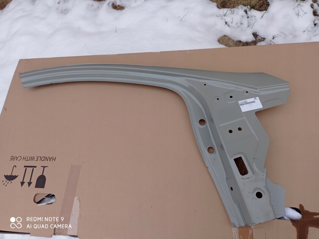 фото №1, Hyundai i10 2 ii 2013-2019 блок двигателя обшивка правый