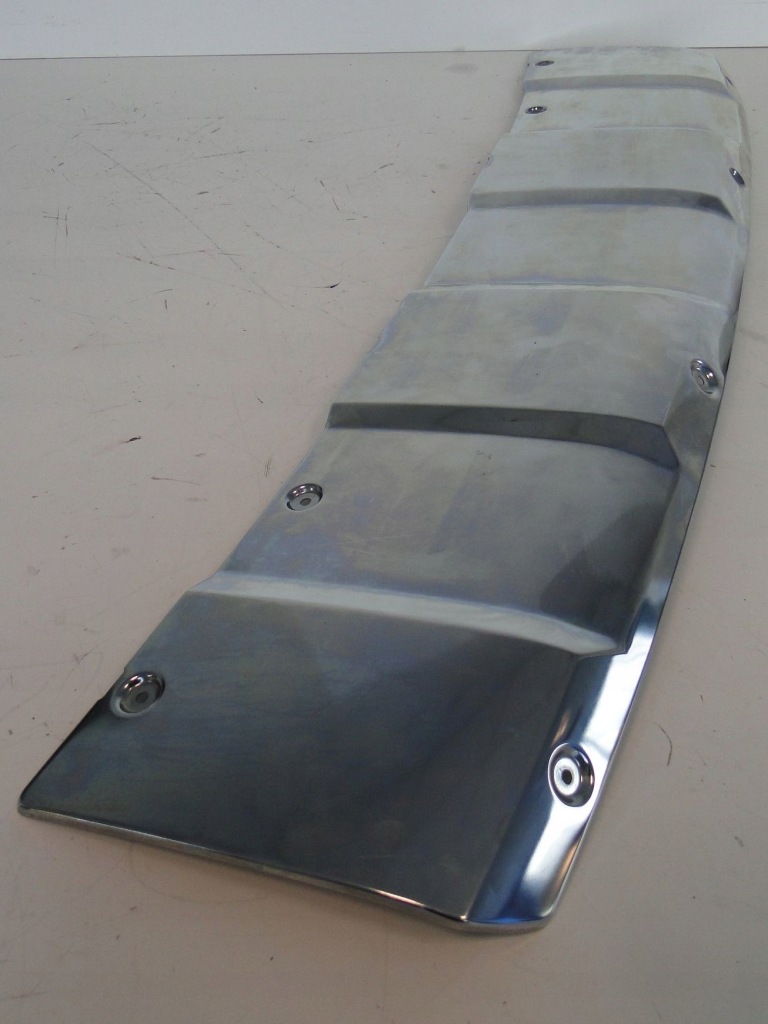 фото №10, Mercedes gl x164 164 накладка хром бампера задня