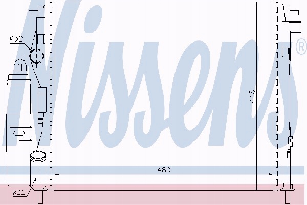 фото №4, Конденсатор кондиционера renault clio ii thalia i th