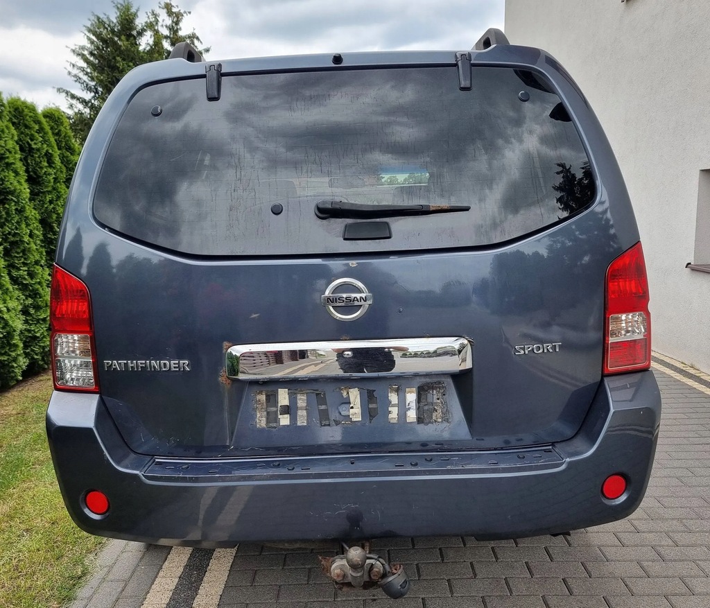 фото №2, Nissan pathfinder r51 стекло крышка багажника багажника оригинал