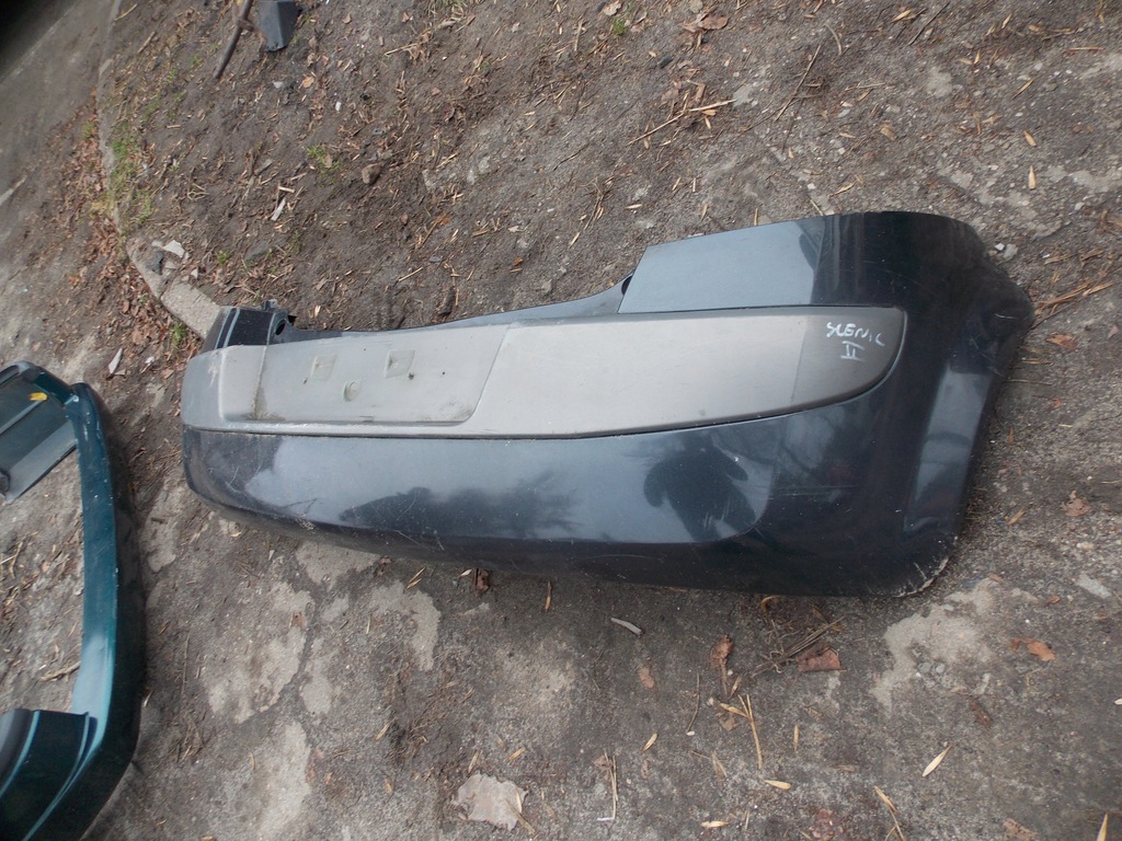 фото №1, Бампер задний renault scenic ii 03-09 чёрный kpl.