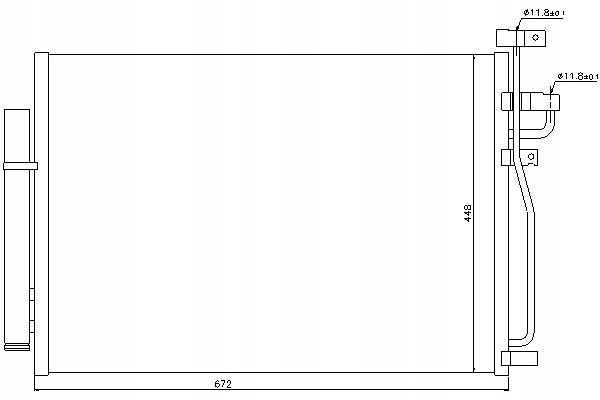 фото №13, Радиатор кондиционера chevrolet captiva 06-