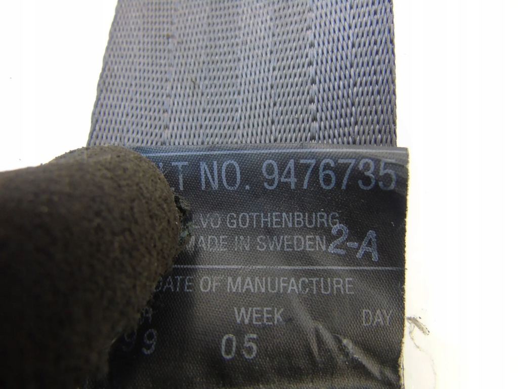 фото №3, Pas безпеки правий перед volvo s80 i 9476735