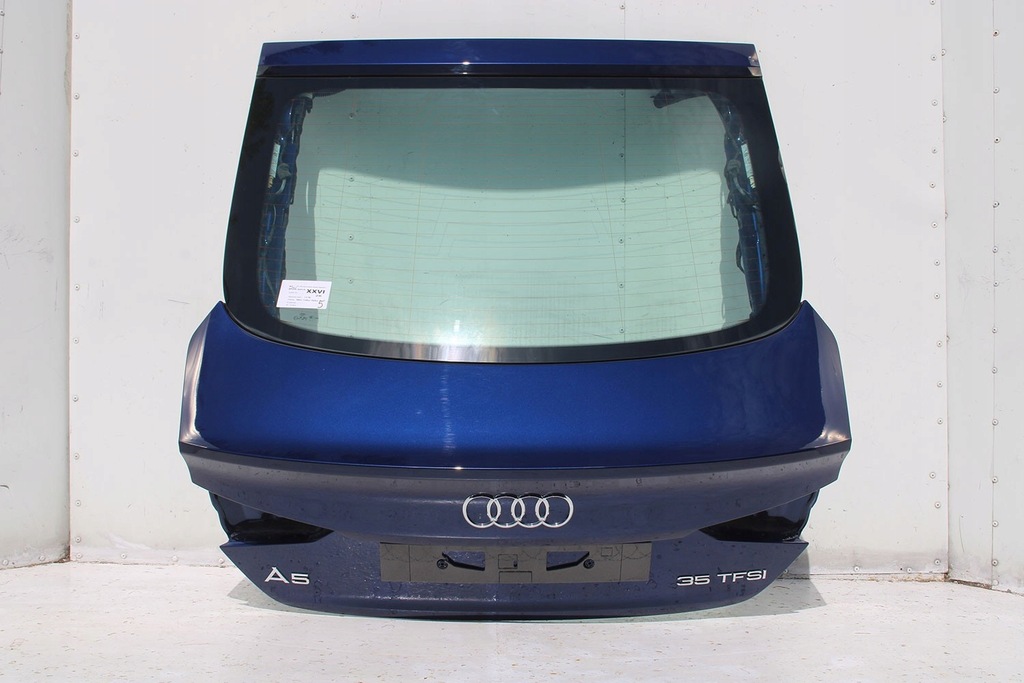 фото №15, Audi a5 sportback задняя бампер задний + крышка багажника багажника 8w f5 цвет 2g2d