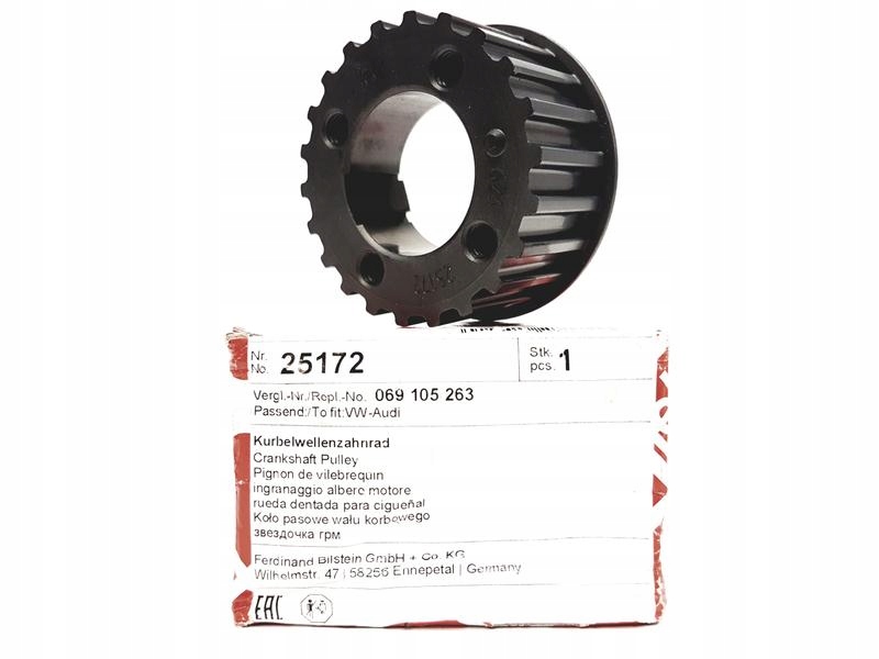 фото №10, Febi bilstein 25172 колесо зубчасте, wał колінчастий