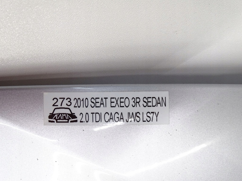 фото №8, Оригінальний номер капот кришка двигуна seat exeo 3r ls7y