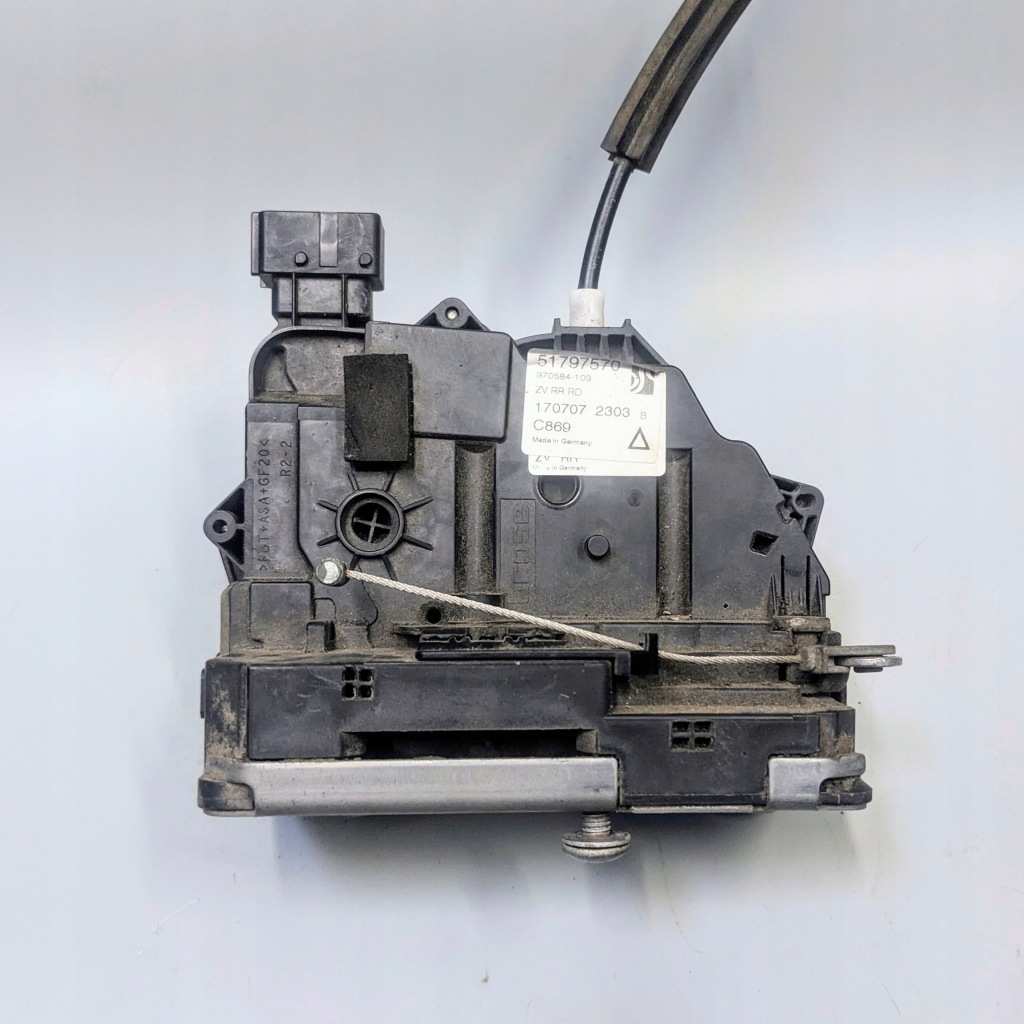 фото №1, Замок двері правий задня fiat grande punto 6pin 51797570