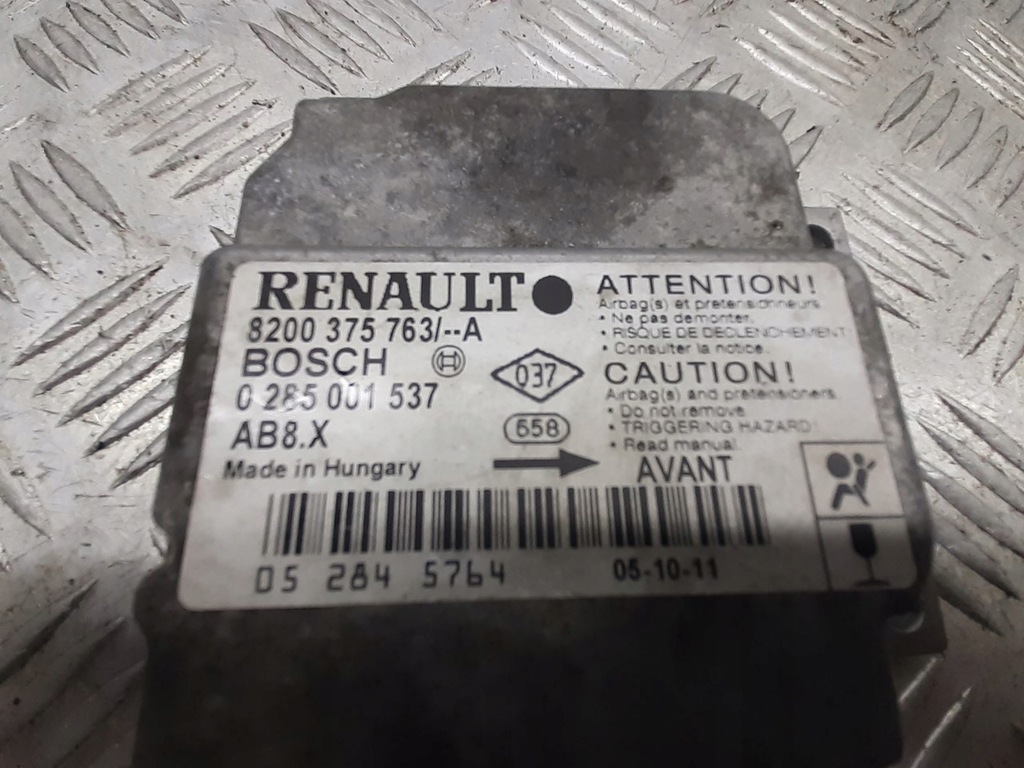 фото №3, Модуль подушка безопасности renault clio ii 8200375763