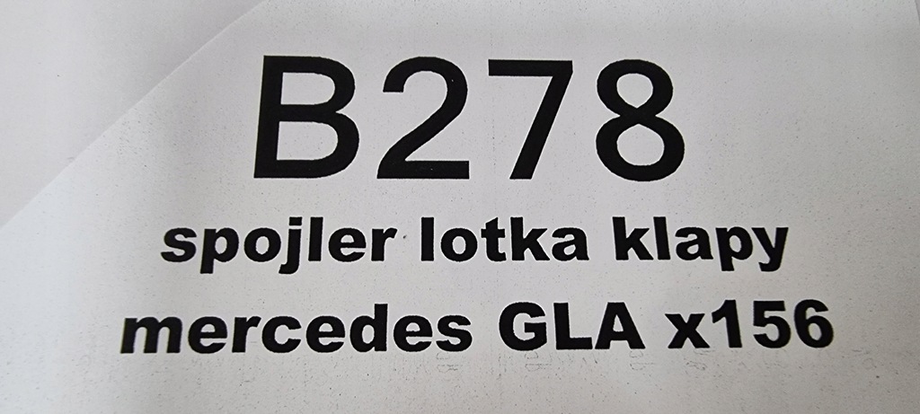 фото №6, Спойлер спойлер крышки багажника mercedes gla x156