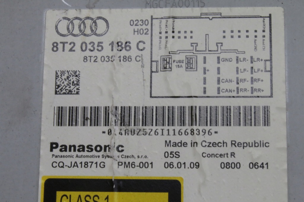 фото №10, Радио дисплей audi a5 8t2035136c