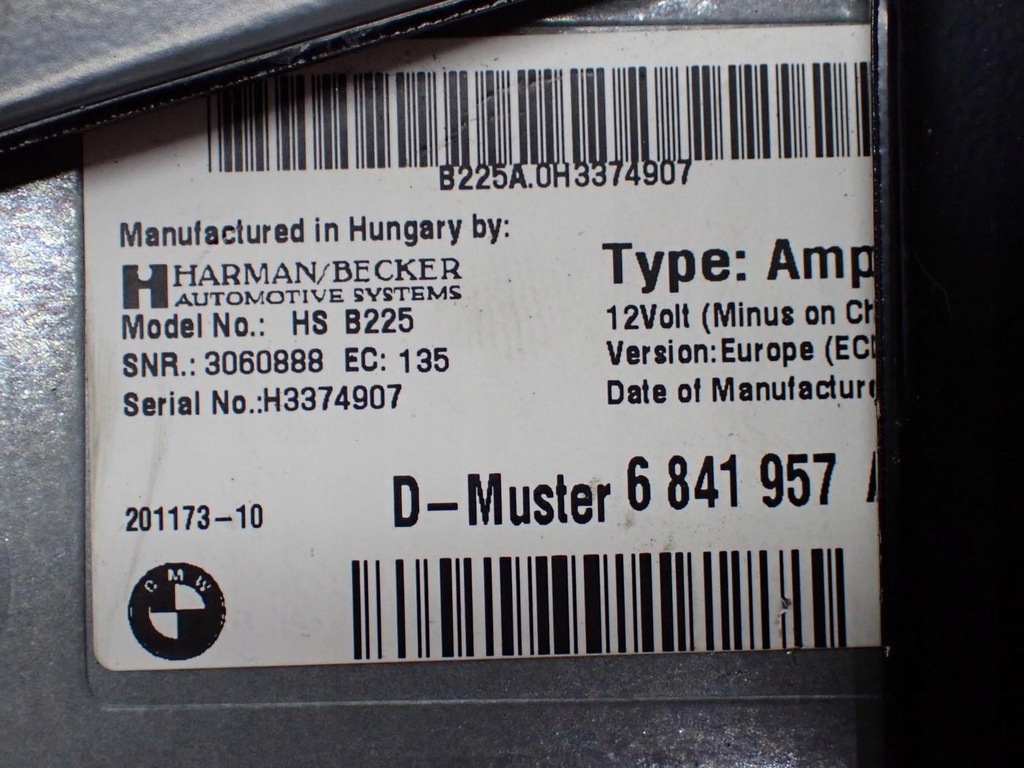 фото №13, Динамік підсилювач сабвуфер harman kardon комплект mini cooper f56 17r