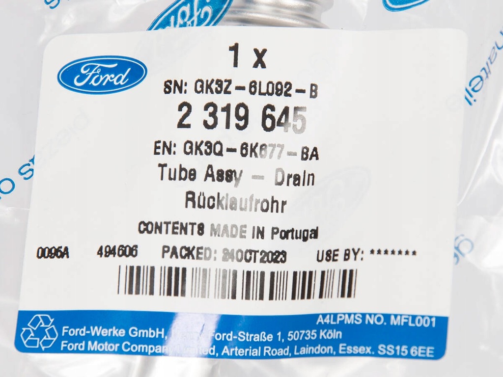 фото №10, Труба шланг турбіни ford transit 2.0 ecoblue 2319645 _ gk3q-6k677-ba