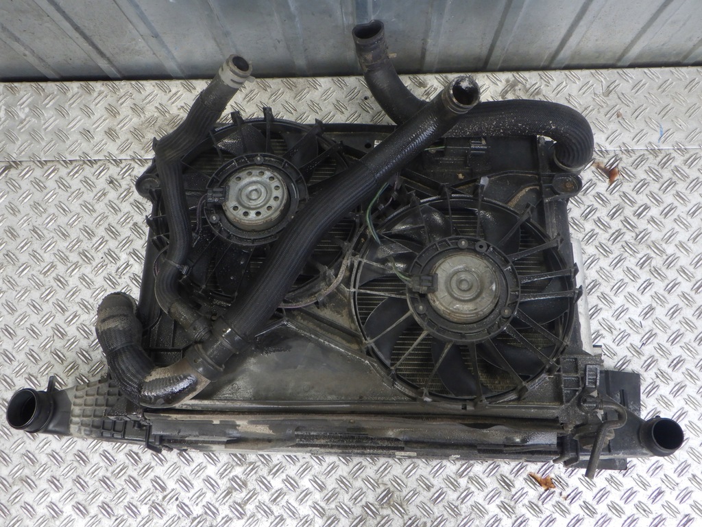 фото №5, Lancia thema 300c 3.0 комплект радіатор вентилятор