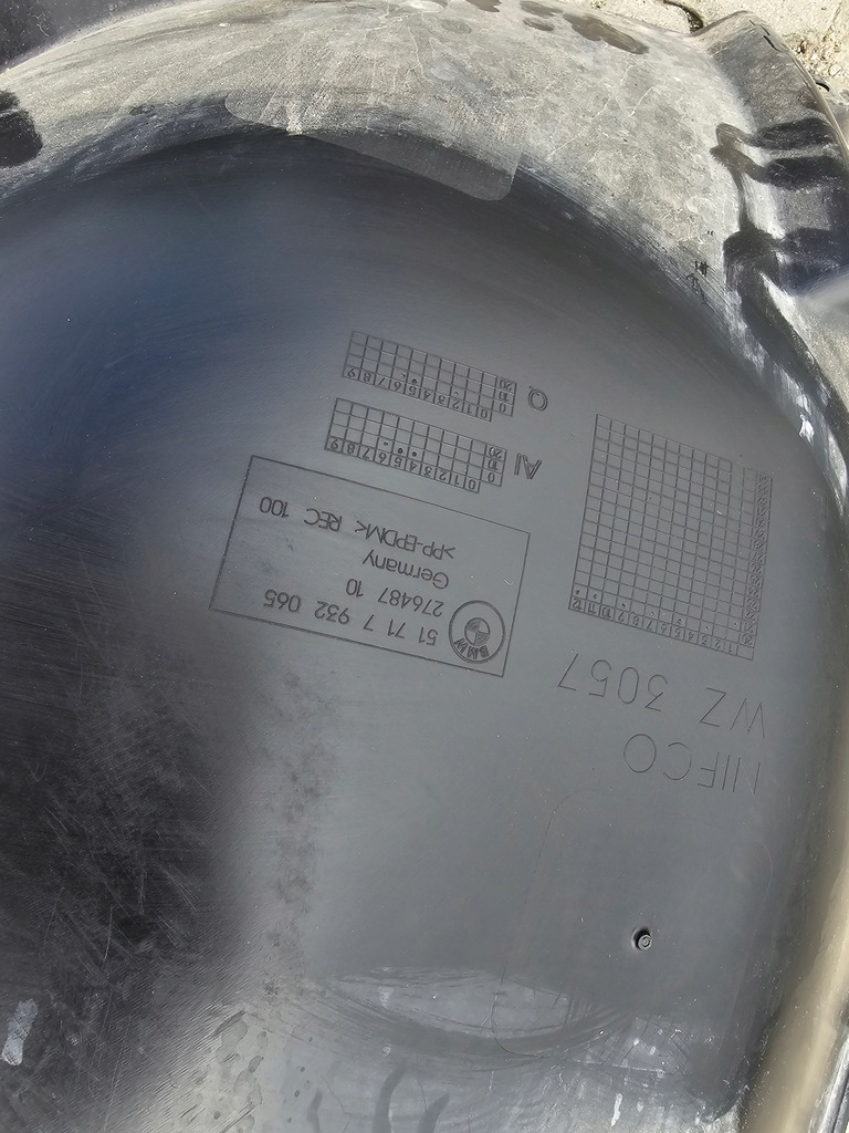 фото №7, Подкрылок подкрылок перед левая правая bmw ix 20