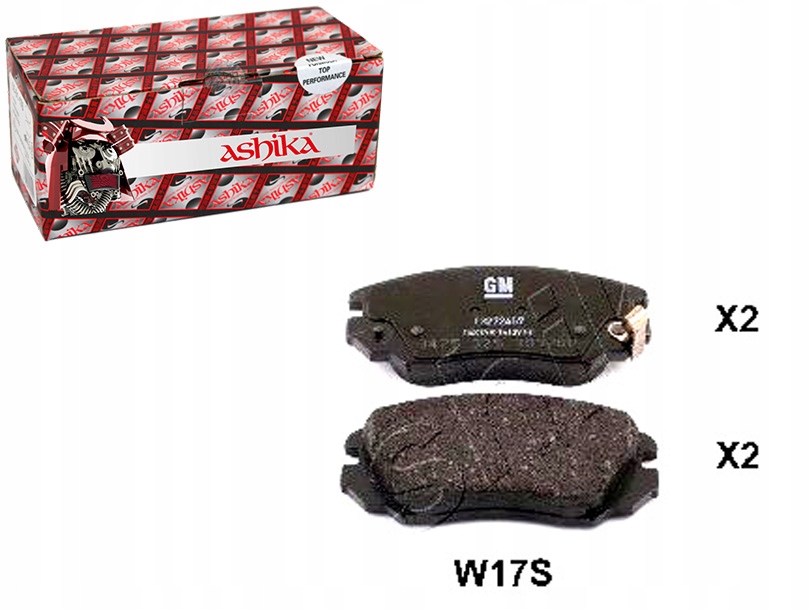 фото №1, Ashika тормозные колодки тормозные chevrolet malibu v300 2.0d