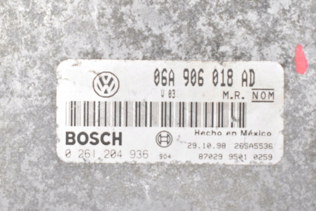 фото №8, Блок керування двигуна 06a906018ad vw new beetle 2.0 8v 116 km 98-05