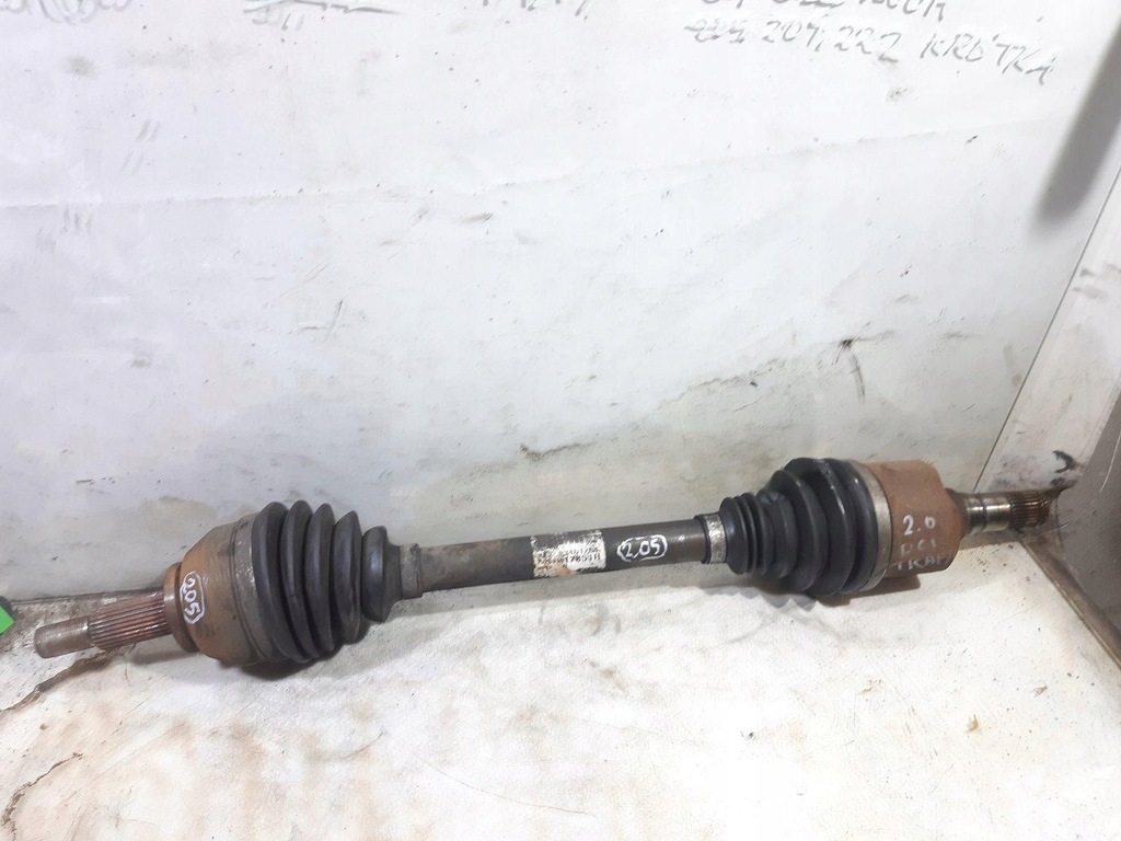 фото №1, Приводной вал левая 2.0dci trafic iii 391017851r автоматическая коробка передач