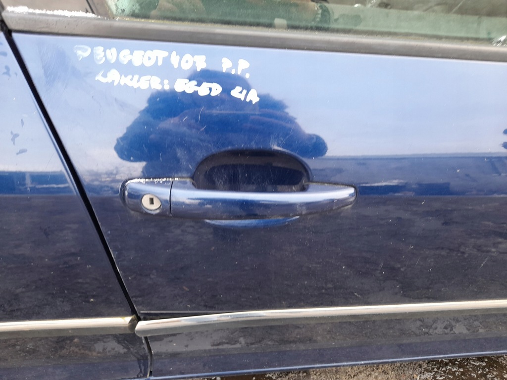 фото №4, Peugeot 407 дверь правый перед правое передние eged