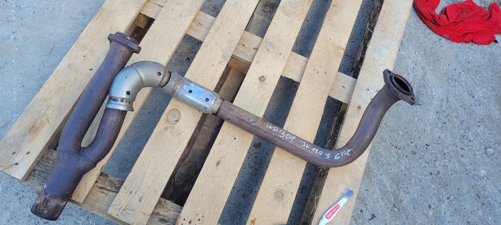 фото №1, Jeep wrangler jk труба вихлопна з'єднувальна 3.6