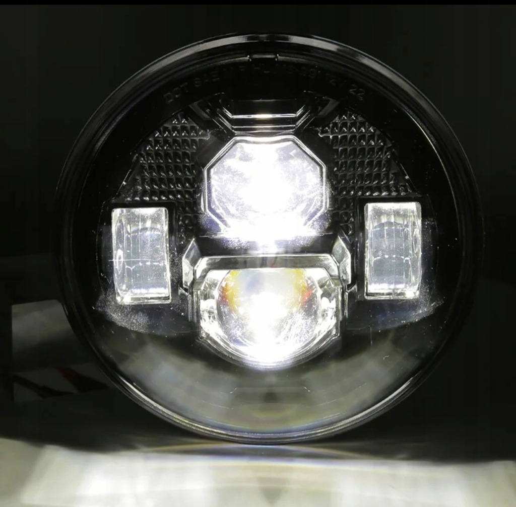 фото №8, Лампы фары led перед 7" 84w jeep wrangler jk tj cj jl rubikon sahara