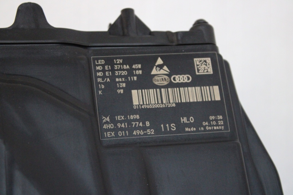 Новая оригинал  фара full led правый перед audi a8 d4 4h0941774b Доставка